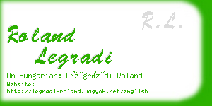 roland legradi business card